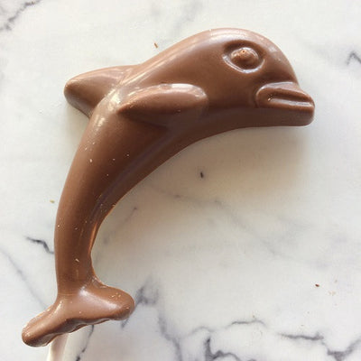 Chocolate Dolphin Lollipop 1 oz