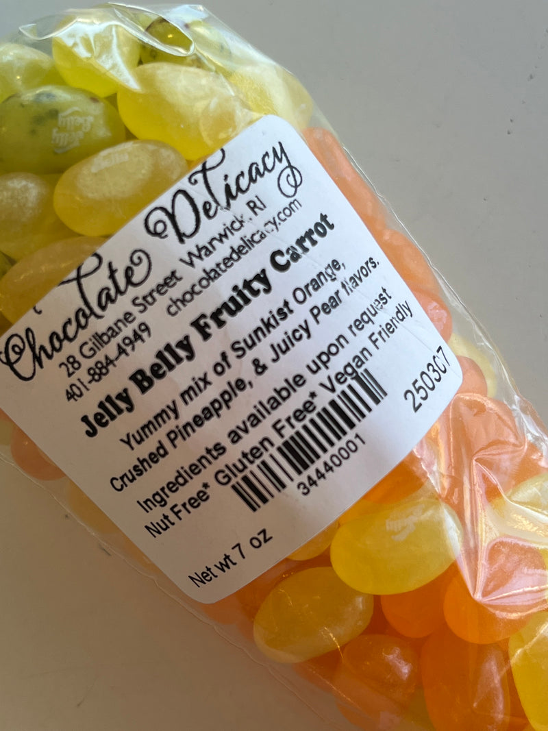 Jelly belly jelly bean carrot