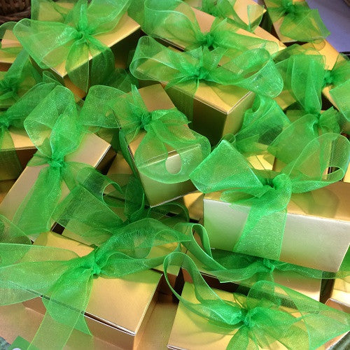 Favor Box with Two Chocolates or Truffles