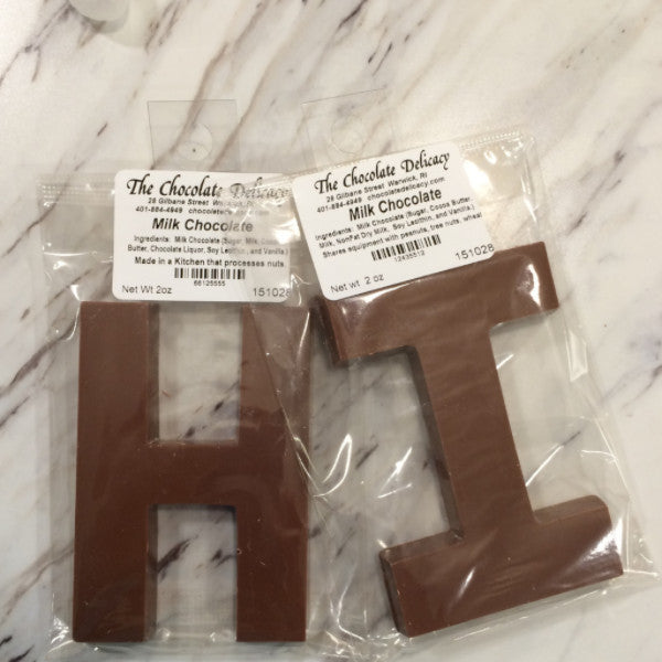 Chocolate Alphabet