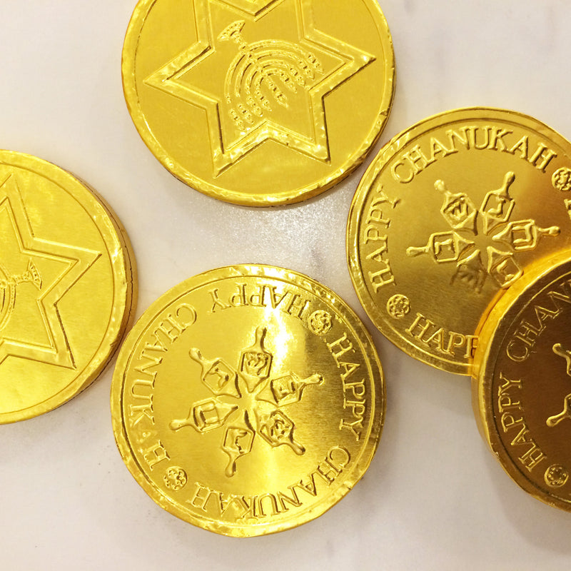Gold Coins for Hanukkah