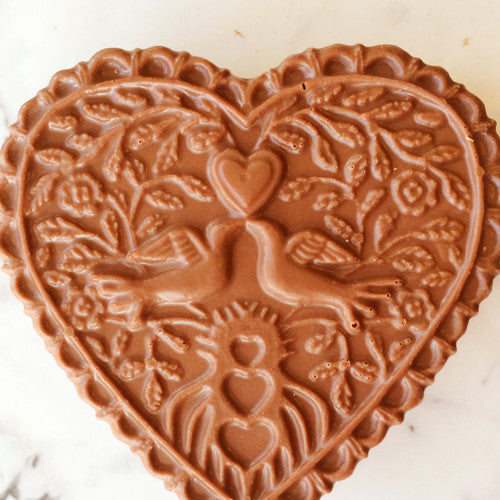 chocolate heart wedding favor