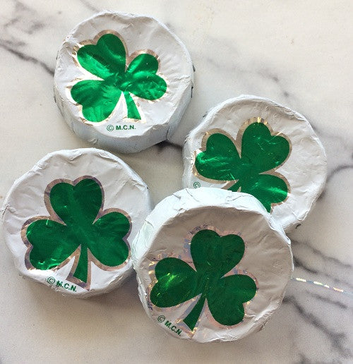 Foil Wrapped Mini Shamrocks