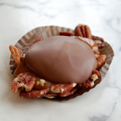 Caramel pecan patty