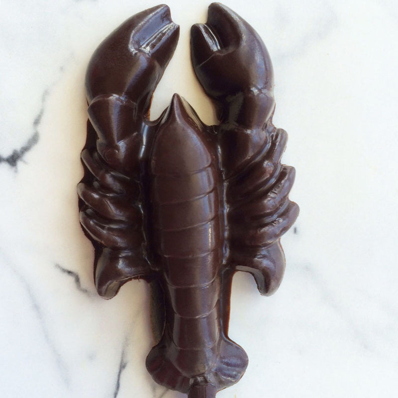 chocolate lobster pop