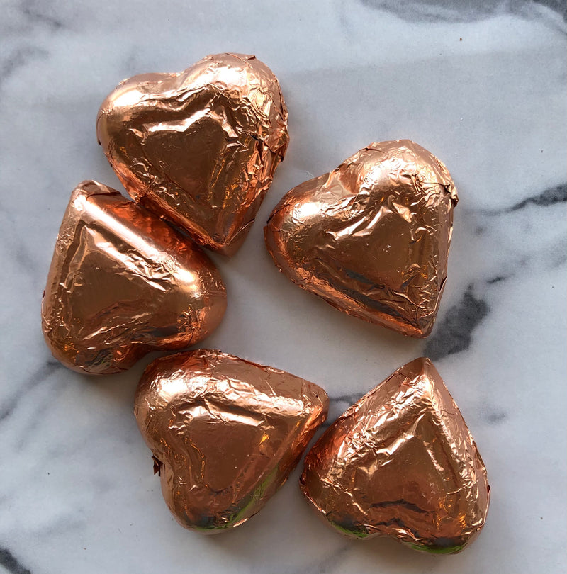 Foil Wrapped Dark Hearts
