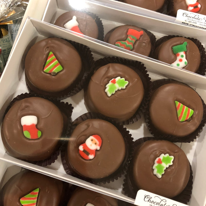 Chocolate Covered Oreo Christmas
