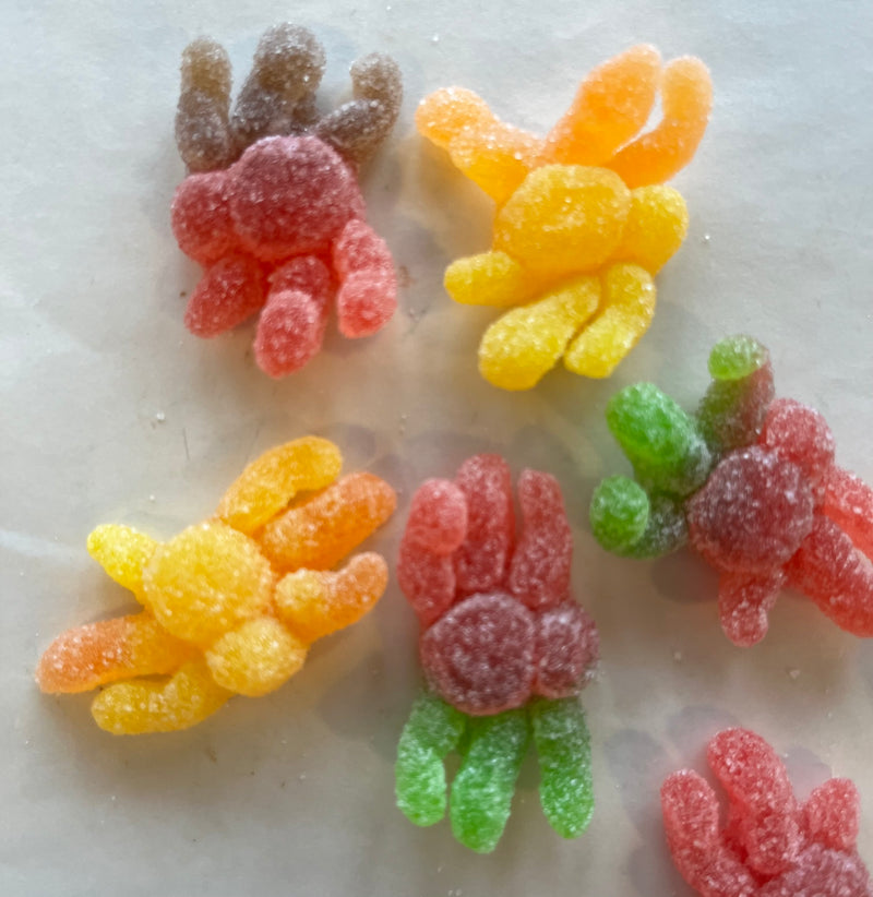 Gummi Hairy Spiders