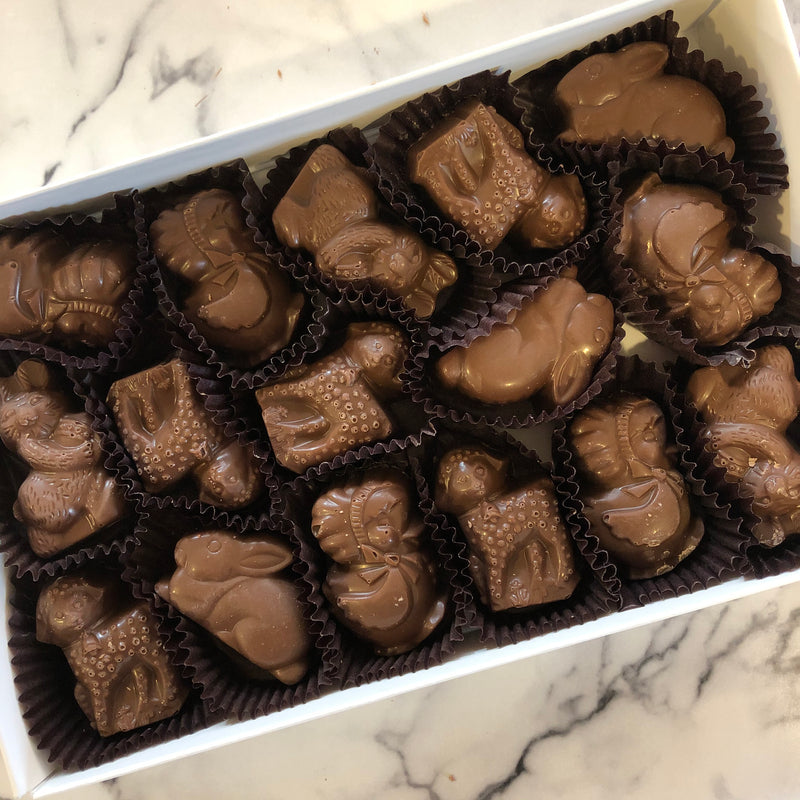 Peanut butter Easter chocolates
