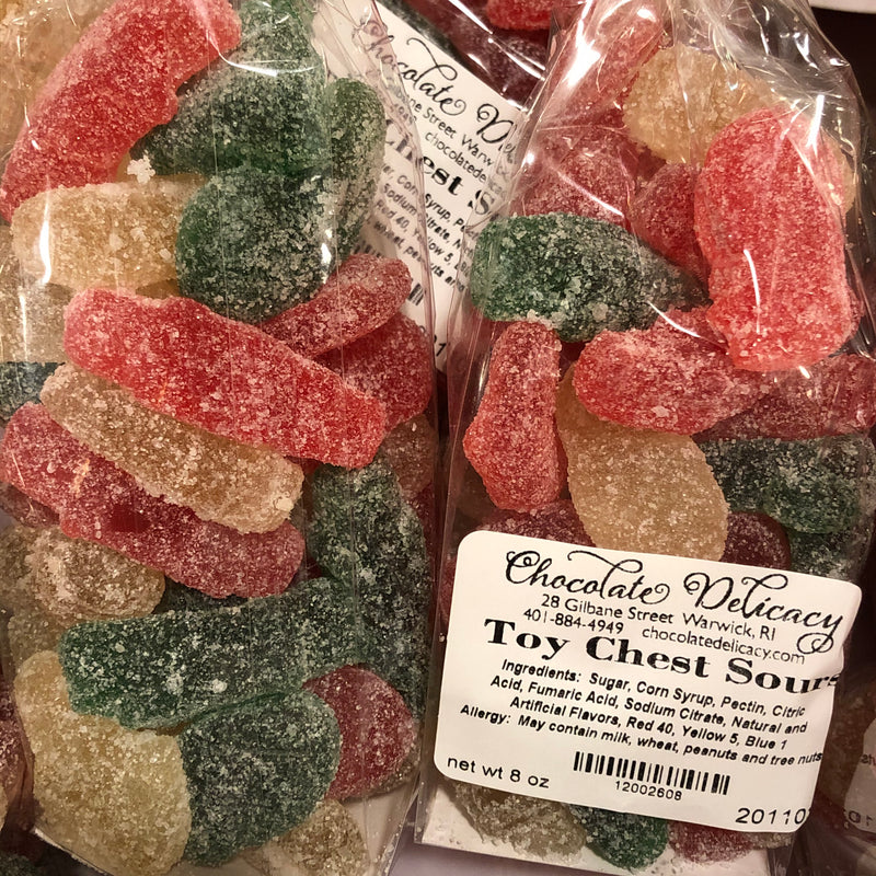 Toy Chest Sours Premium Gummies