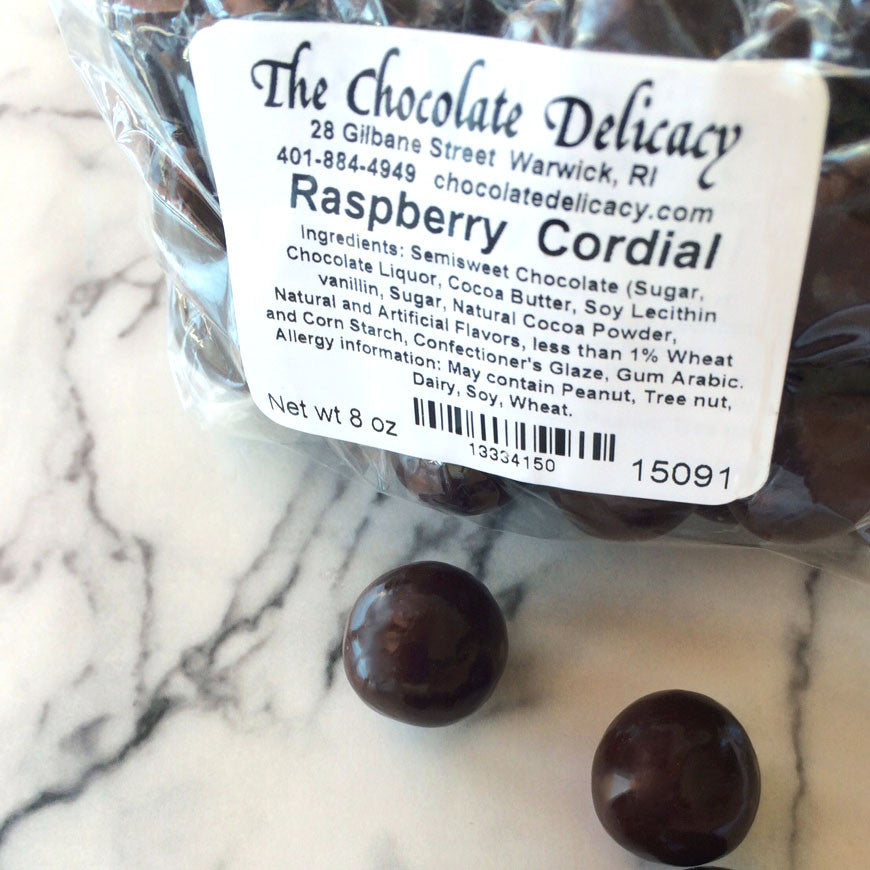 Raspberry Cordials – The Chocolate Delicacy
