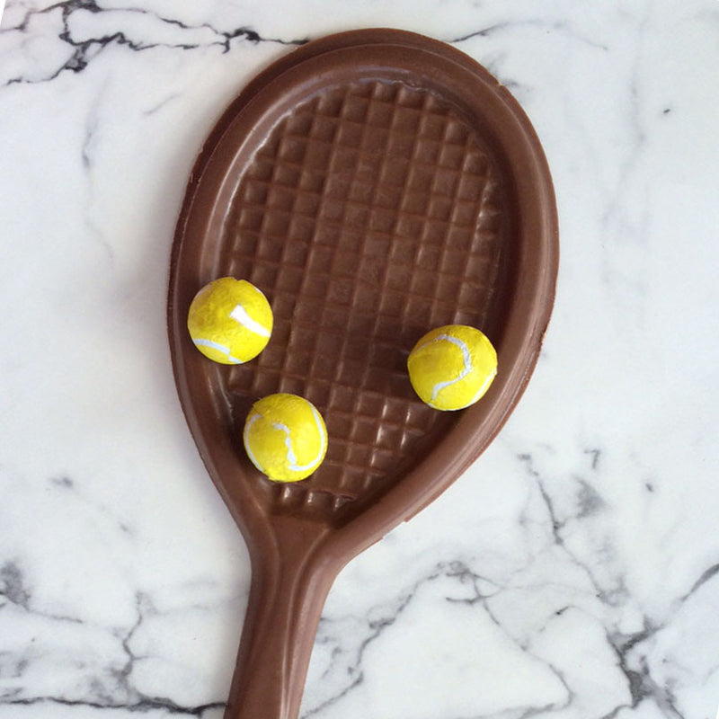 chocolate tennis racquet